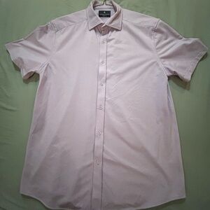Mens Large, Luchiano Visconti, Button Down, Pink